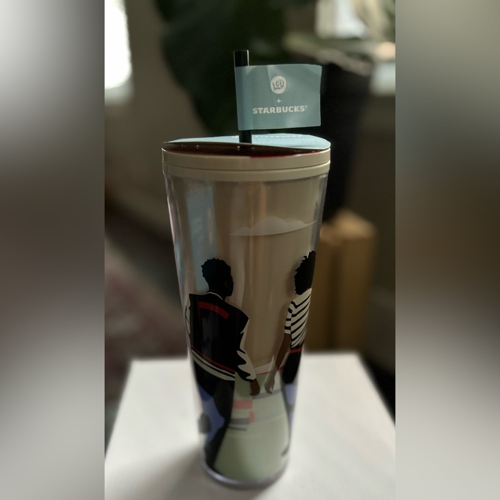Starbucks Tumbler with Artistic Design